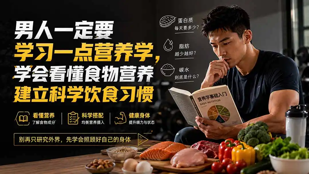 付费文章：男人一定要学习一点营养学，学会看懂食物营养建立科学饮食习惯-得宝资源站