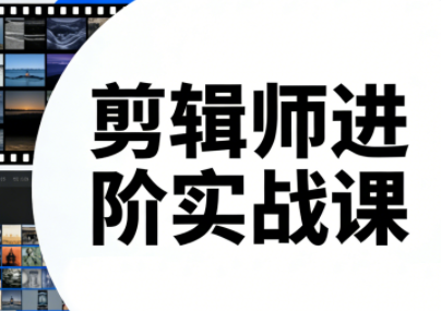 剪辑师进阶实战课(更新23年-25年)-得宝资源站