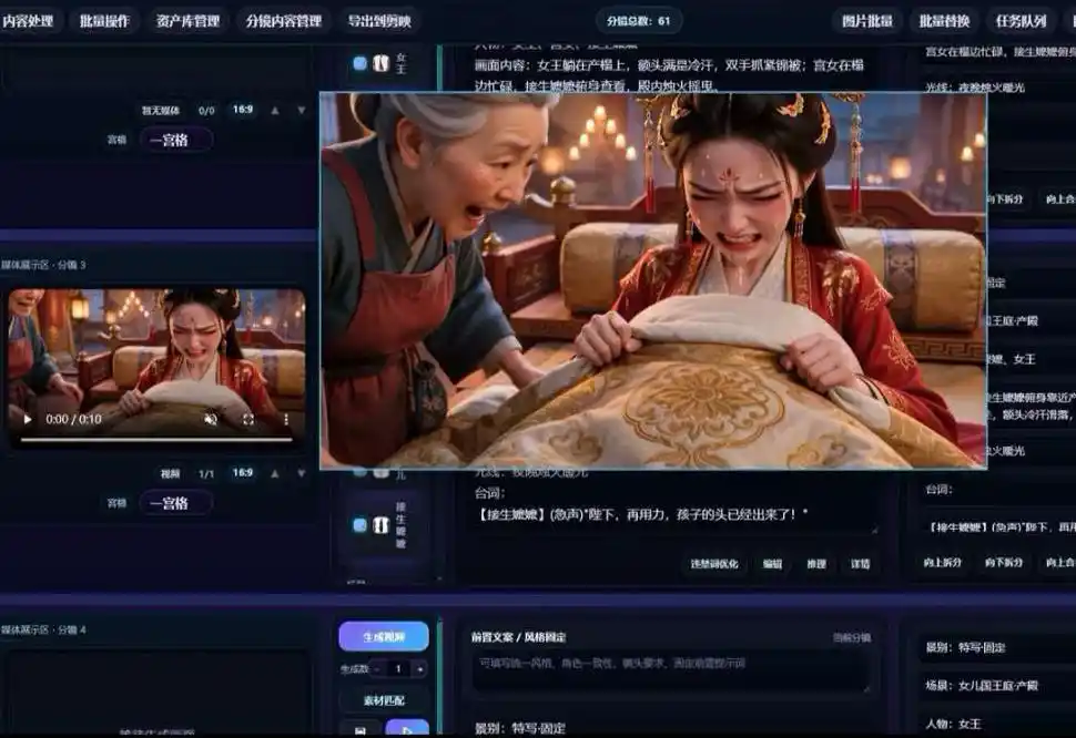 【爆款精品】AI漫剧/短剧无限出视频一站式爆款制作软件(本地部署)-得宝资源站