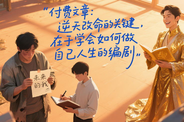 付费文章:逆天改命的关键,在于学会如何做自己人生的编剧