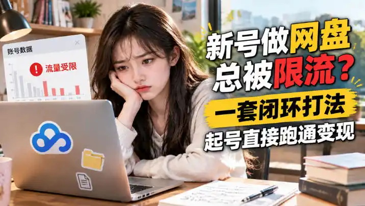 网盘拉新SOP：小白新号过限流-得宝资源站