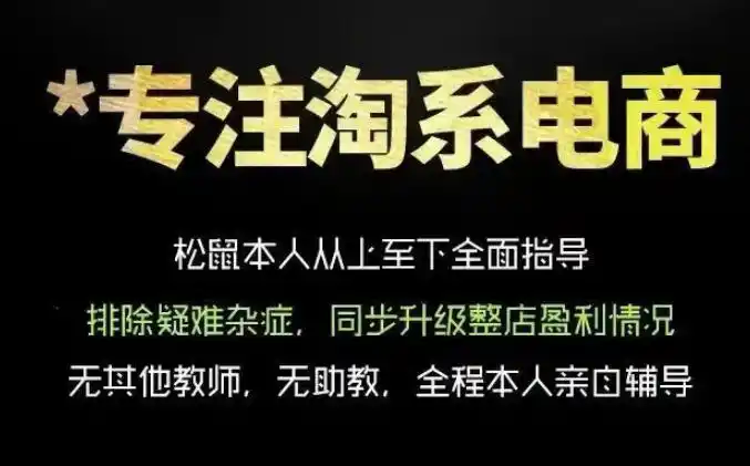 松鼠会电商VIP课程，从基础布局到高阶优化，助你掌握淘宝运营逻辑，提升店铺流量与转化(更新0809)-得宝资源站