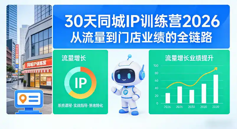 30天同城IP训练营2026年，从流量到门店业绩的全链路(0808更新)-得宝资源站