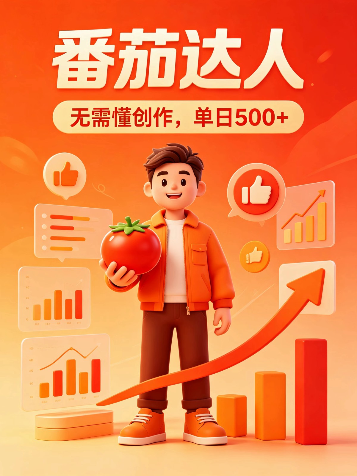 番茄小说达人全自动变现，普通人轻松日入500+-得宝资源站