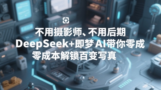 不用摄影师、不用后期，DeepSeek+即梦AI带你零成本解锁百变写真！-得宝资源站