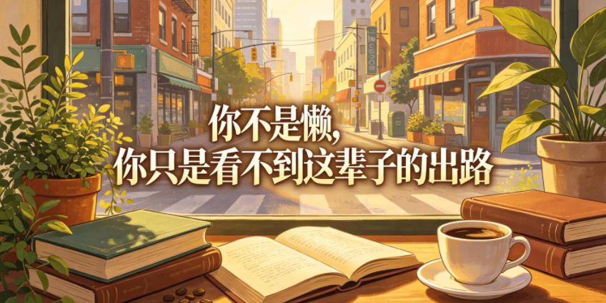 付费文章：你不是懒，你只是看不到这辈子的出路-得宝资源站