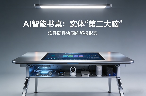 AI智能书桌搭建，构建你的实体“第二大脑”，软件硬件协同的终极形态-得宝资源站