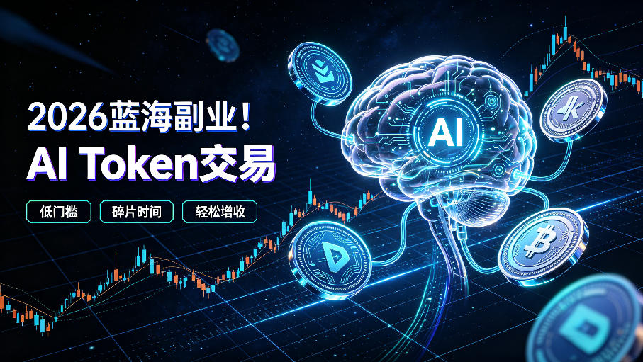 2026全新风口副业｜AI智能Token交易，空闲时间轻松 賺 收益，无需全天盯盘【揭秘】-得宝资源站