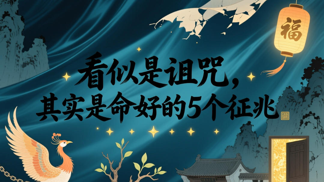付费文章：看似是诅咒，其实是命好的5个征兆-得宝资源站