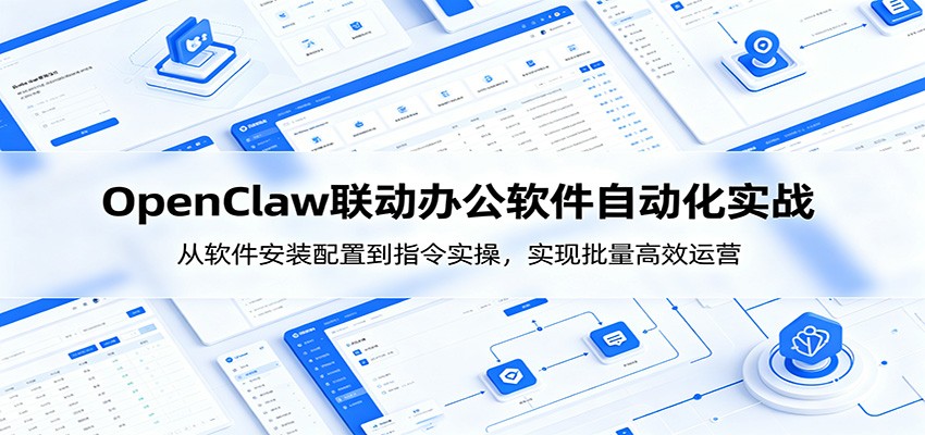OpenClaw自动化实操课：从软件安装配置到指令实操，实现批量高效运营-得宝资源站