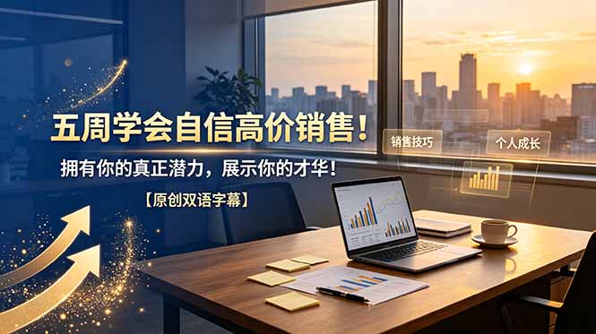 五周学会自信高价销售！拥有你的真正潜力，展示你的才华！【原创双语字幕】-得宝资源站