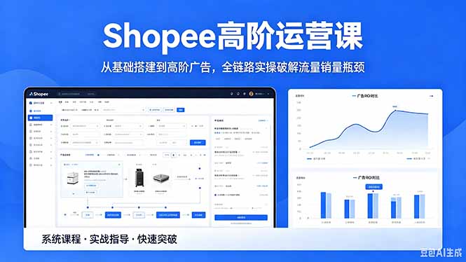 Shopee高阶运营课-2026年5月更新，从基础搭建到高阶广告，全链路实操破解流量销量瓶颈-得宝资源站
