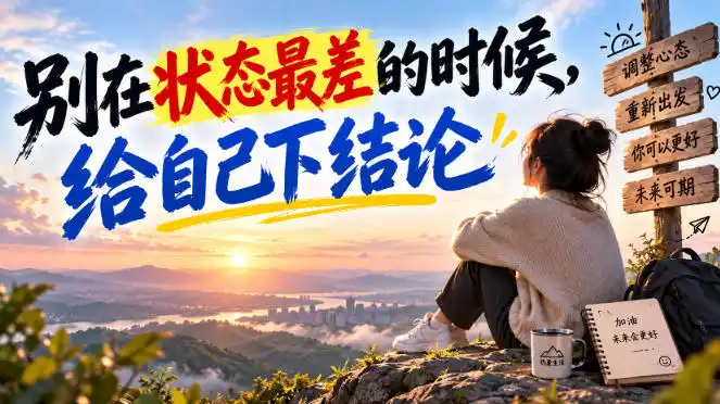某公众号付费文章：别在状态最差的时候，给自己下结论-得宝资源站