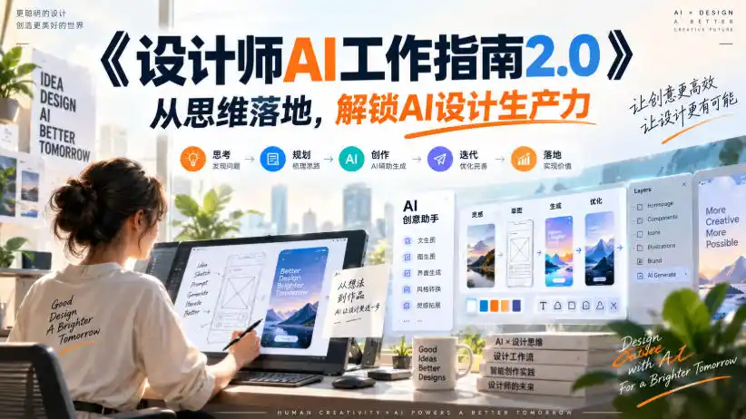 《设计师AI工作指南2.0》从思维落地-无水印，解锁AI设计生产力-得宝资源站
