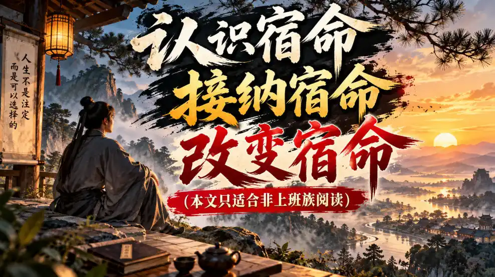 某公众号付费文章：认识宿命，接纳宿命，改变宿命(本文只适合非上班族阅读)-得宝资源站