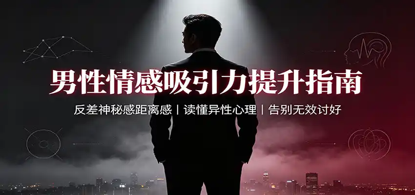 男性情感吸引力提升指南：反差神秘感距离感，读懂异性心理，告别无效讨好-得宝资源站
