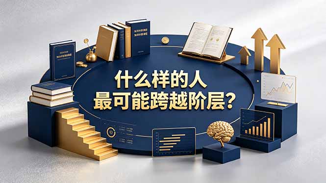 付费文章：什么样的人最可能跨越阶层？具备这五种特质，普通人也能顺利跨越阶层-得宝资源站