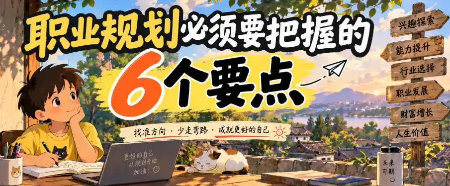 付费文章：职业规划必须要把握的6个要点-得宝资源站