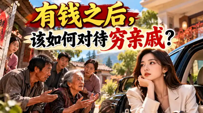 某公众号付费文章：有钱之后，该如何对待穷亲戚？-得宝资源站
