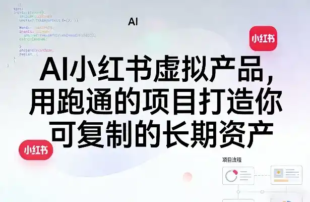 AI小红书虚拟产品，用跑通的项目打造你可复制的长期资产(更新0902)-得宝资源站