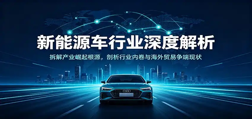 新能源车行业深度解析：拆解产业崛起根源，剖析行业内卷与海外贸易争端现状-得宝资源站
