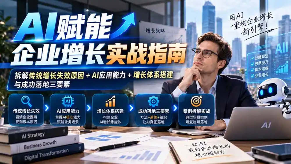 【无水印】AI赋能企业增长实战指南：拆解传统增长失效原因+AI应用能力+增长体系搭建与成功落地三要素-得宝资源站