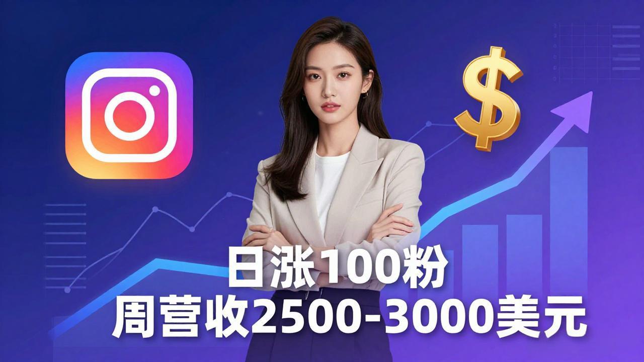 想做数字产品？Sheri亲授：日涨100粉、每周2500至3000美元的营收，Instagram躺着赚-得宝资源站