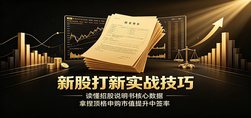 新股打新实战技巧：读懂招股说明书核心数据，拿捏顶格申购市值提升中签率-得宝资源站