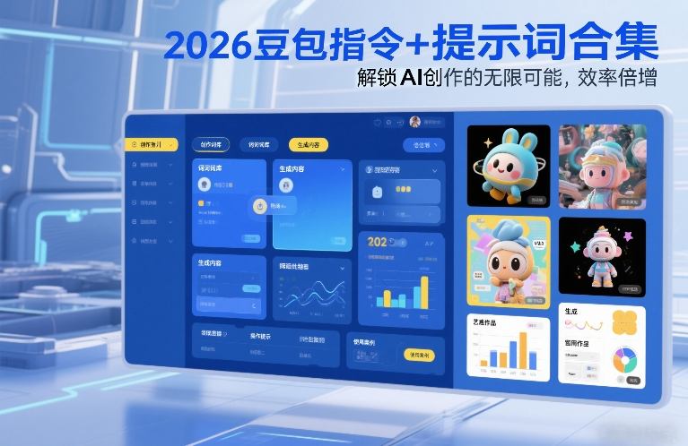 2026豆包指令+提示词合集，解锁AI创作的无限可能，效率倍增-得宝资源站