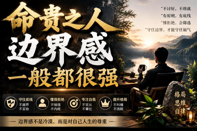 付费文章：命贵之人，边界感一般都很强-得宝资源站