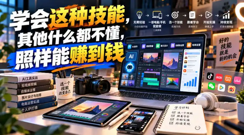 某公众号付费文章：学会这种技能，其他什么都不懂，照样能賺到钱