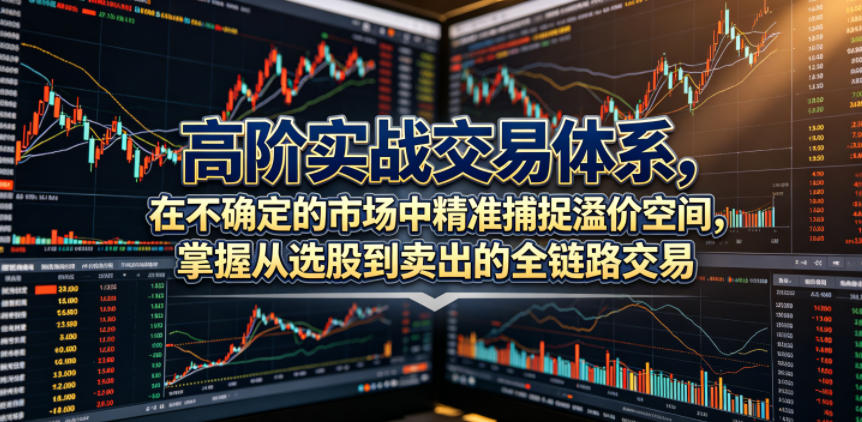 高阶实战交易体系，在不确定的市场中精准捕捉溢价空间，掌握从选股到卖出的全链路交易心法(更新6月)-得宝资源站