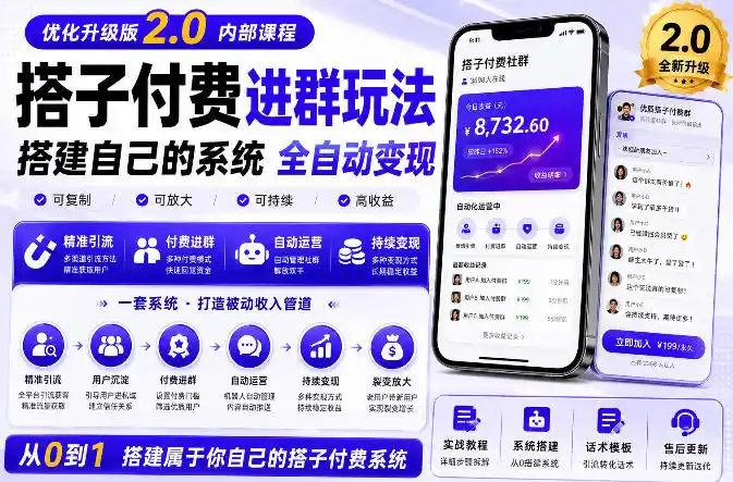 搭建群系统实战项目玩法，搭建整套付费进群系统，实现全天被动收益-得宝资源站