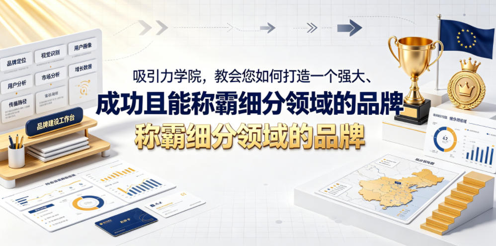 吸引力学院，教会您如何打造一个强大、成功且能称霸细分领域的品牌！【原创双语字幕】-得宝资源站