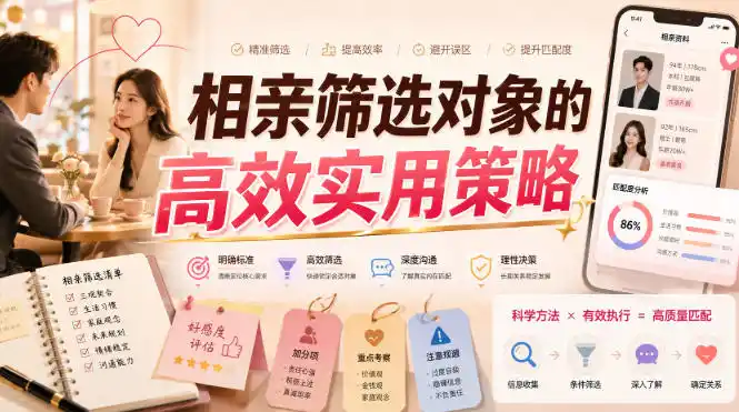 付费文章：相亲筛选对象的高效实用策略-得宝资源站