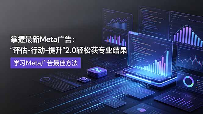 掌握最新的Meta广告，通过“评估-行动-提升”2.0版本轻松获得专业级结果。学习目前学习Meta广告的最佳方法-得宝资源站